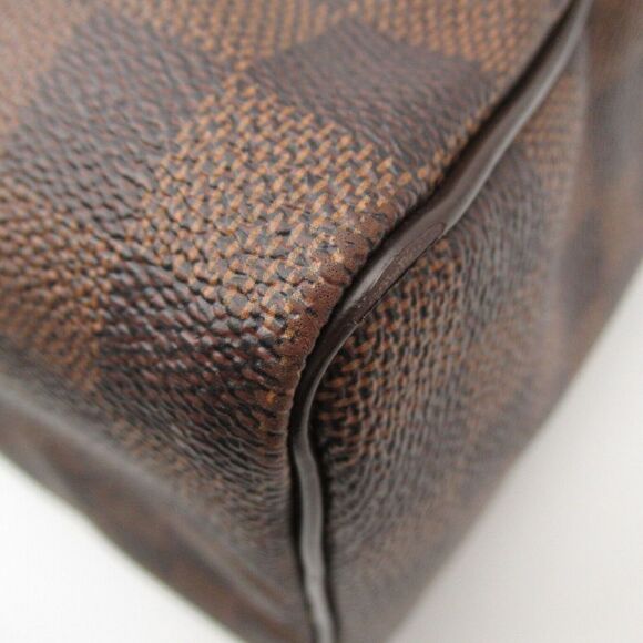 LOUIS VUITTON Speedy 25 Hand bag N41365 Damier canvas leather Ebene GHW - Picture 10 of 13